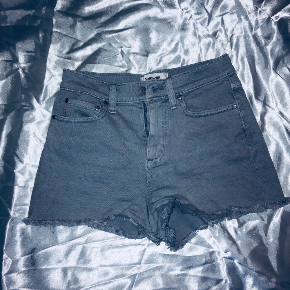 Victoria's Secret purple denim mid rise shorts